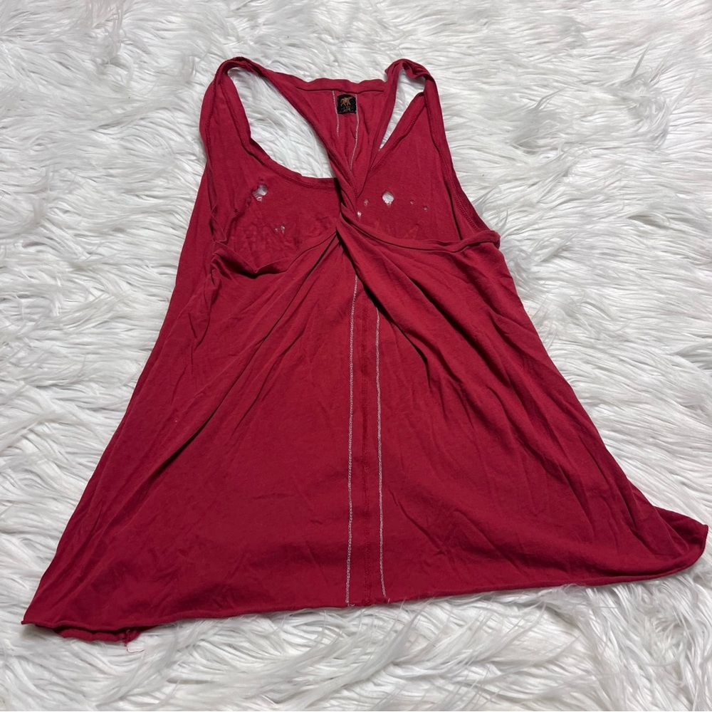 Red Graphic Racerback Tank Top - Picture 4 of 5